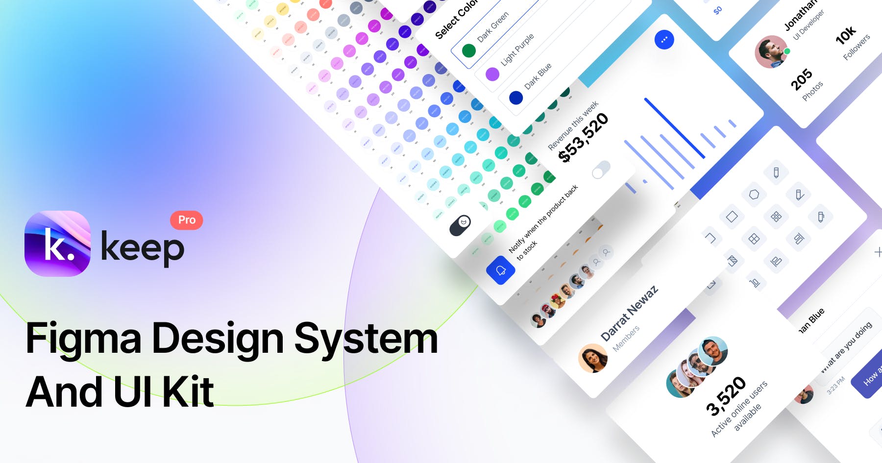 keep figma design system & ui kit
