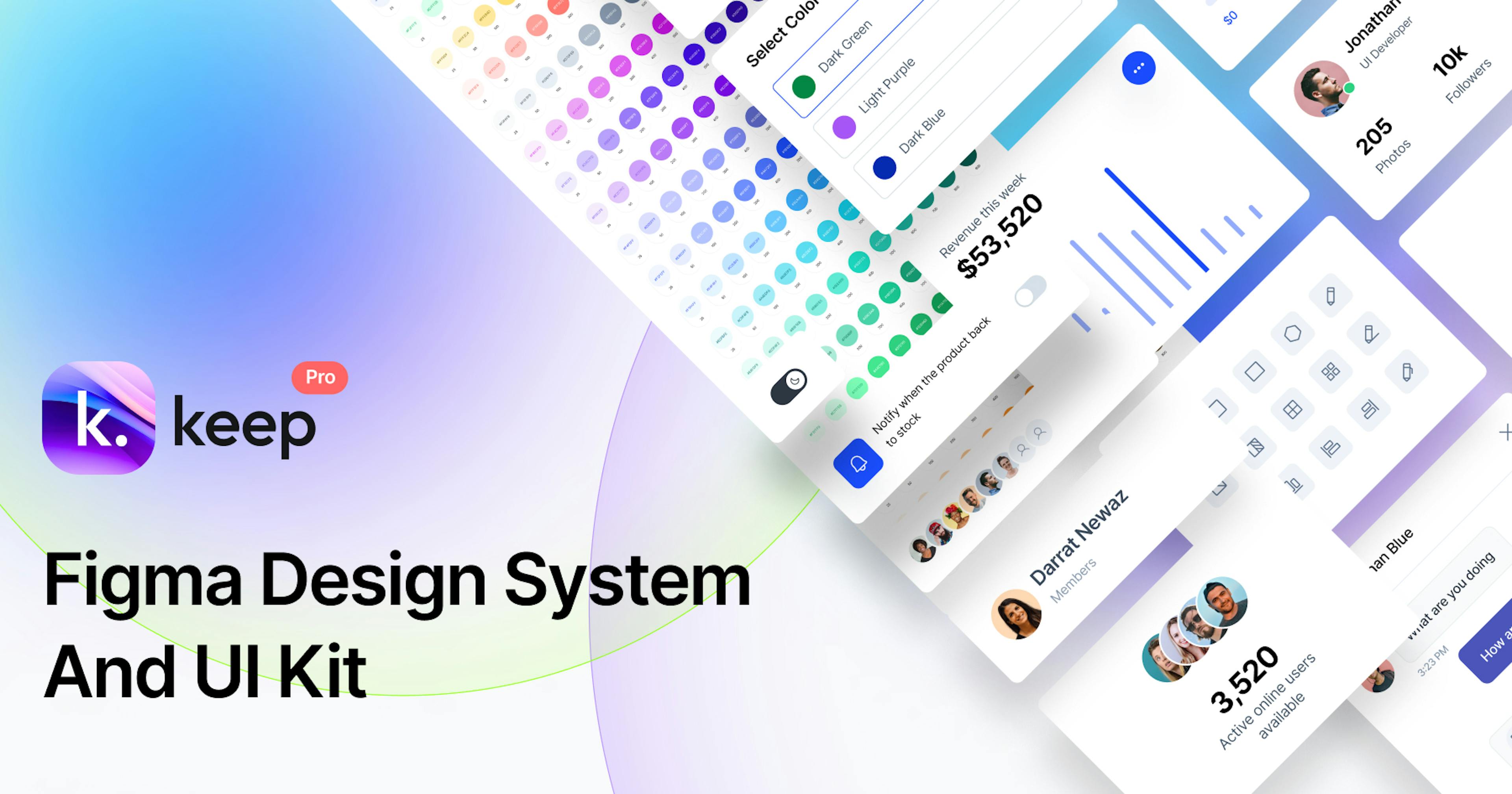 keep figma design system & ui kit