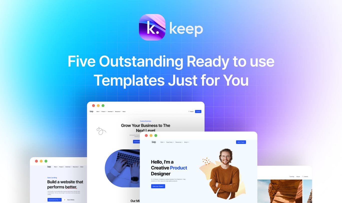 keep design system ready template
