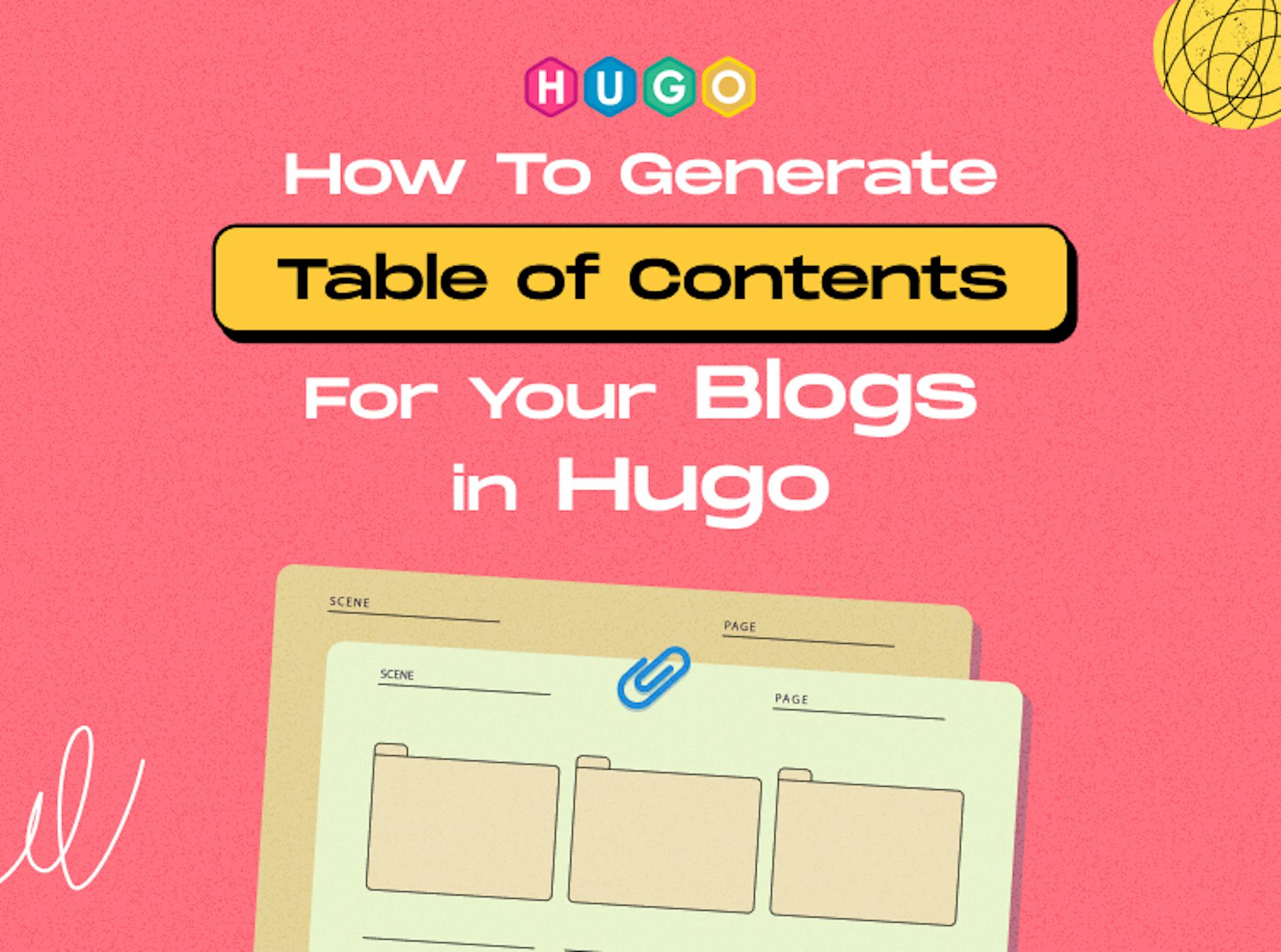 Generate Table of Content