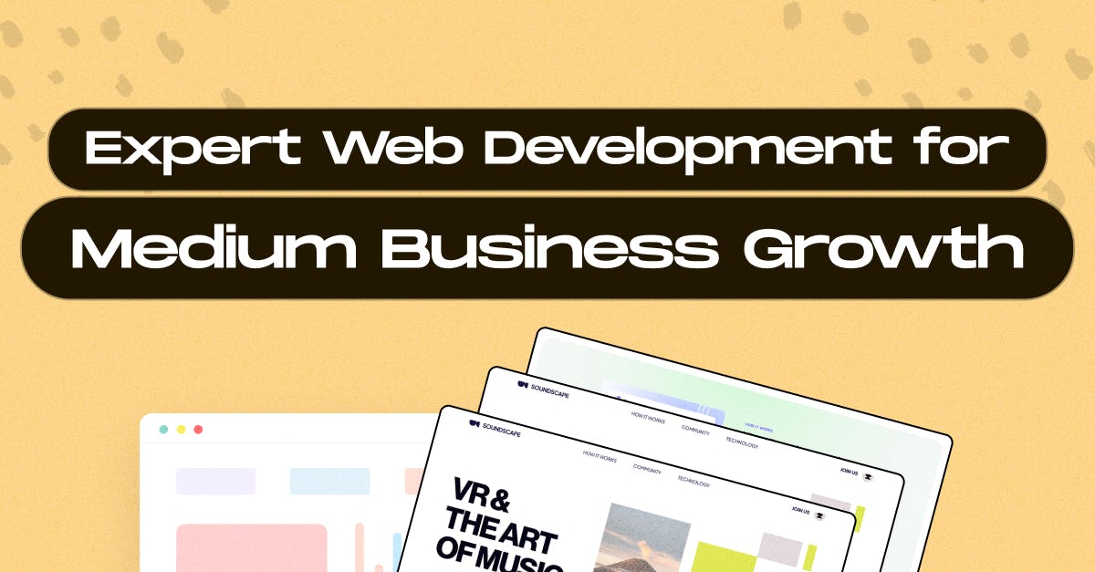 Web development services for medium businesses