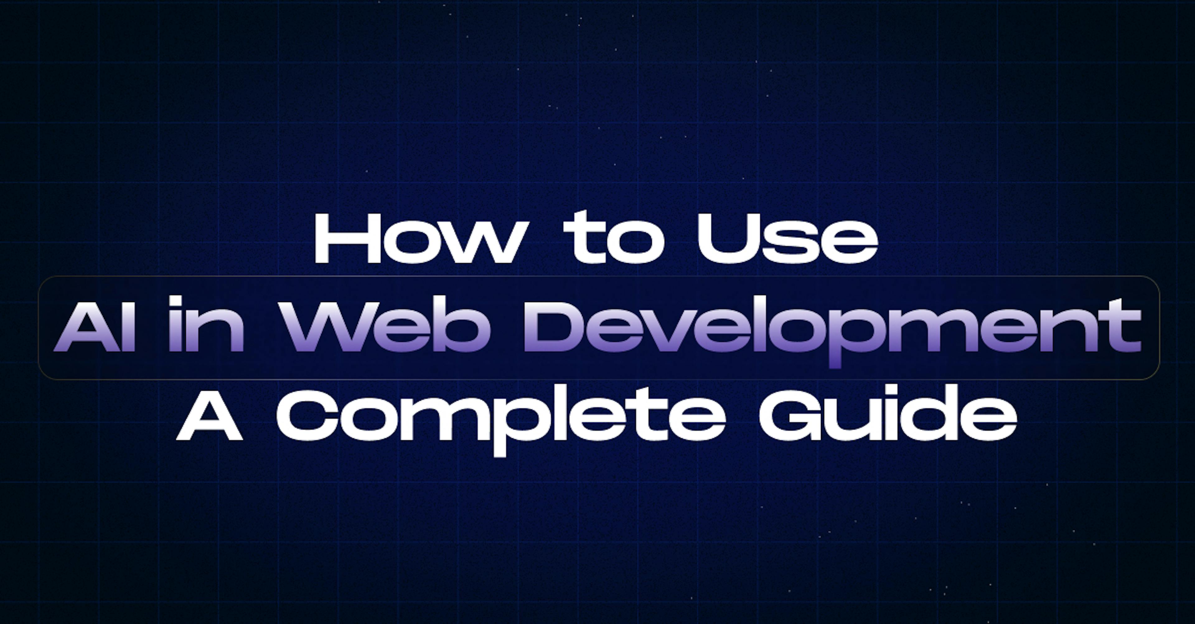 the rule of AI in web development