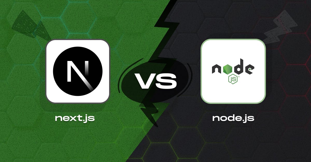 top comparison next.js vs node.js