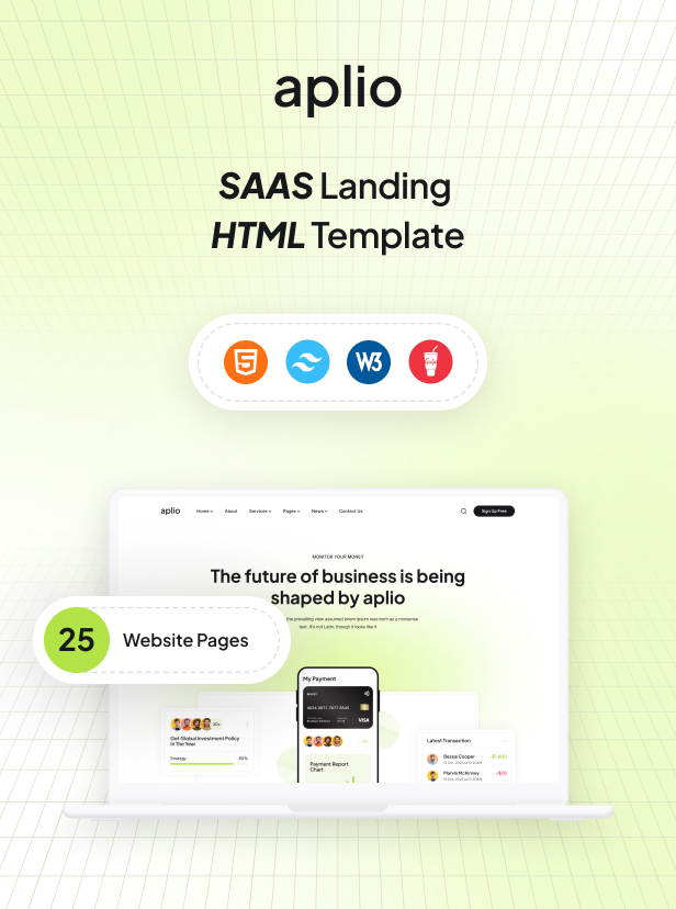 Aplio | SaaS Landing Template
