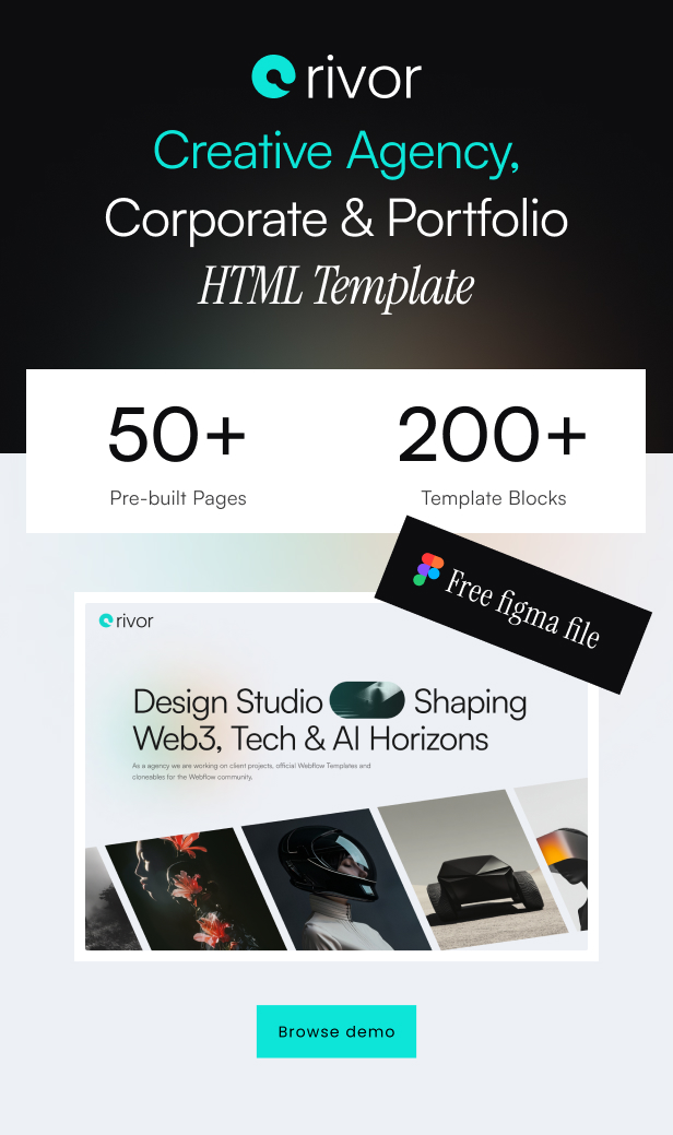 Rivor | Multipurpose Creative Agency & Portfolio HTML Template