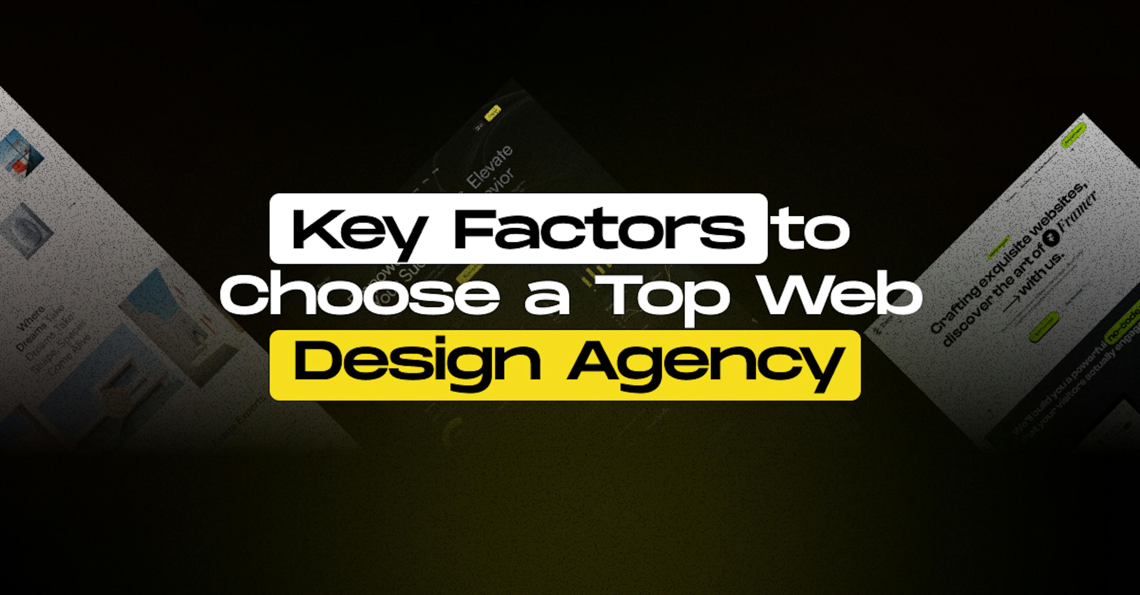 Choose a Top Web Design Agency