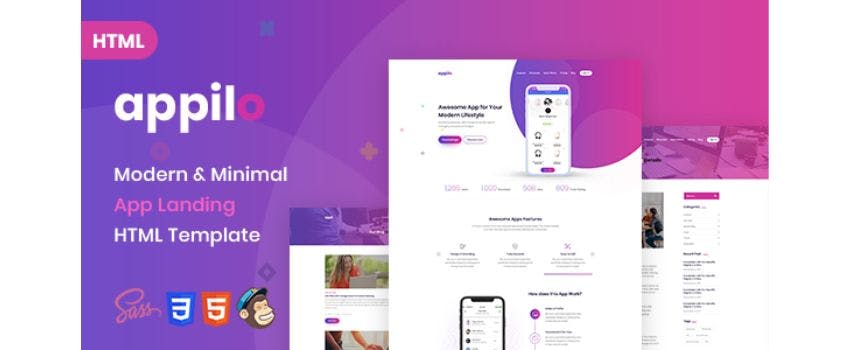 Appilo – App & SaaS Landing Page
