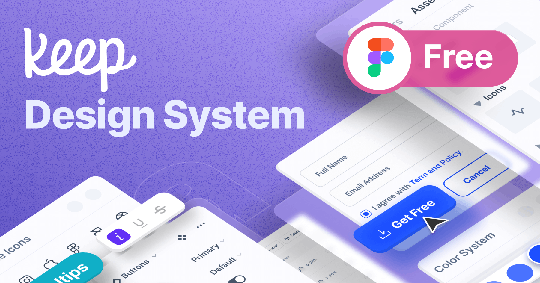 Keep- Free Figma UI Kit and Design System