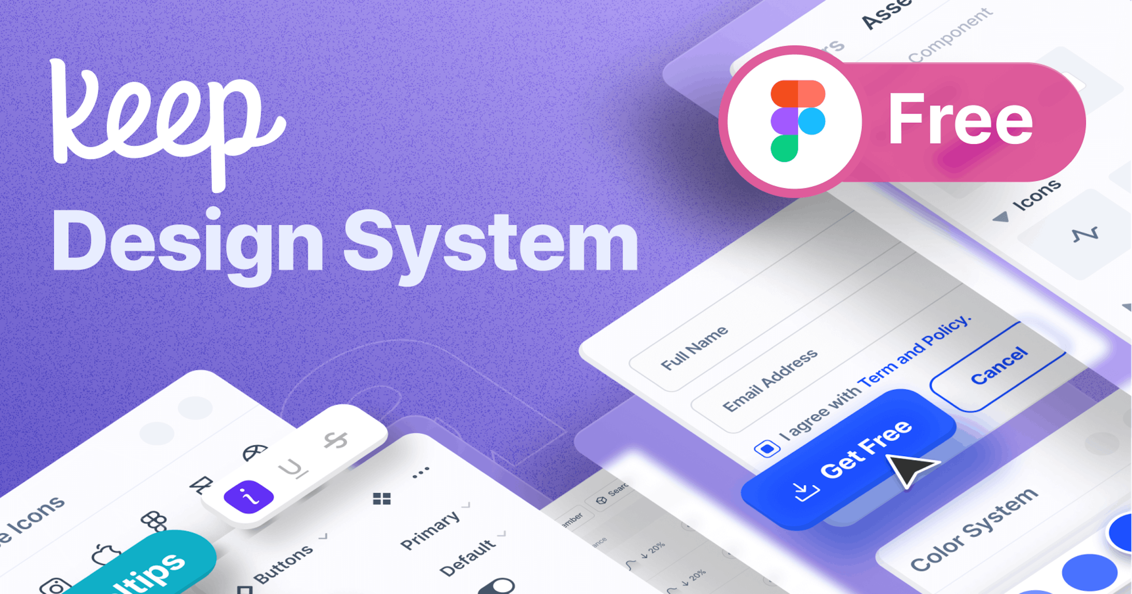 Keep- Free Figma UI Kit and Design System
