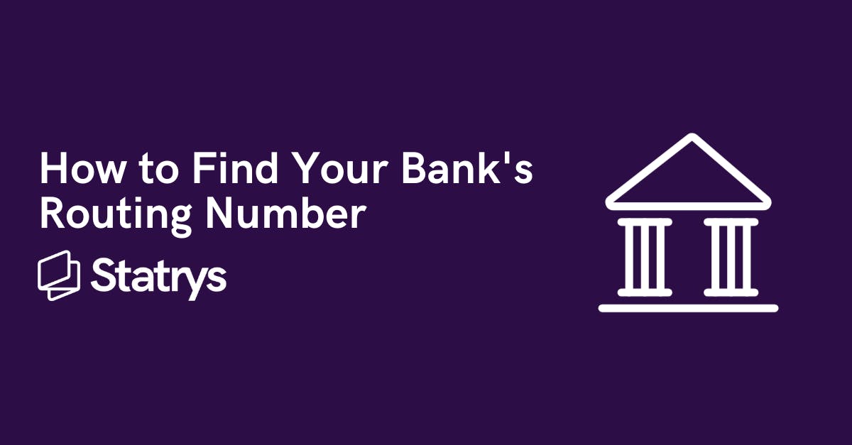 how to find bank account routing number online