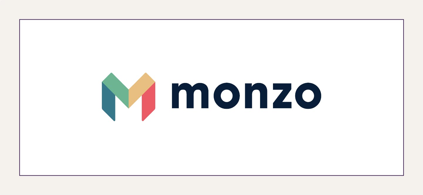 Monzo logo on a white background.