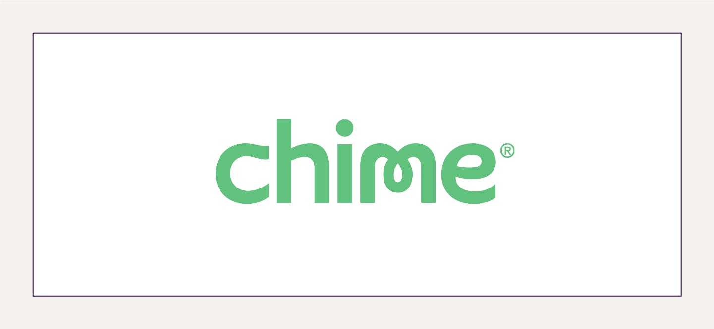 Chime logo on a white background.