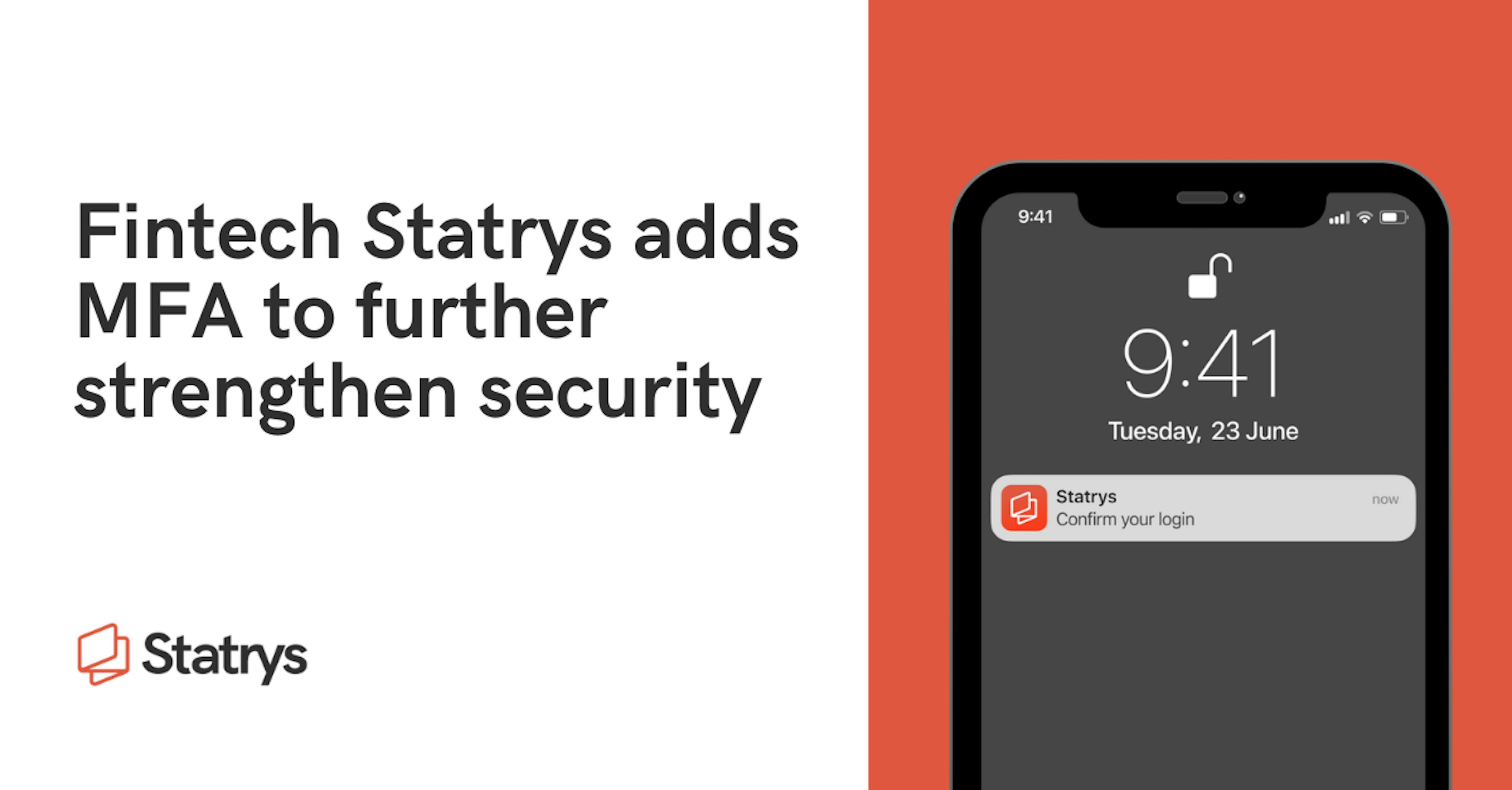 Statrys adds MFA strengthen security