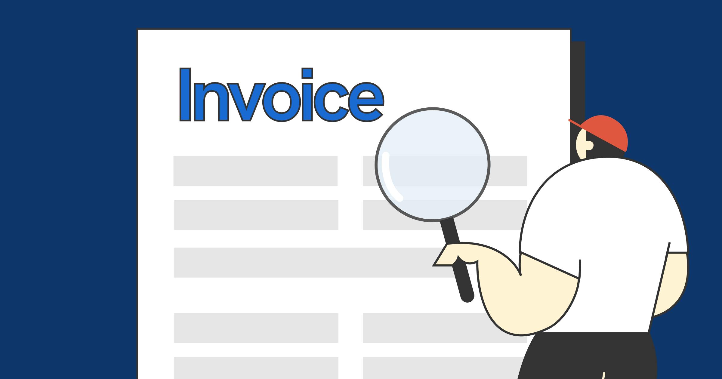 templates for outstanding invoices clipart