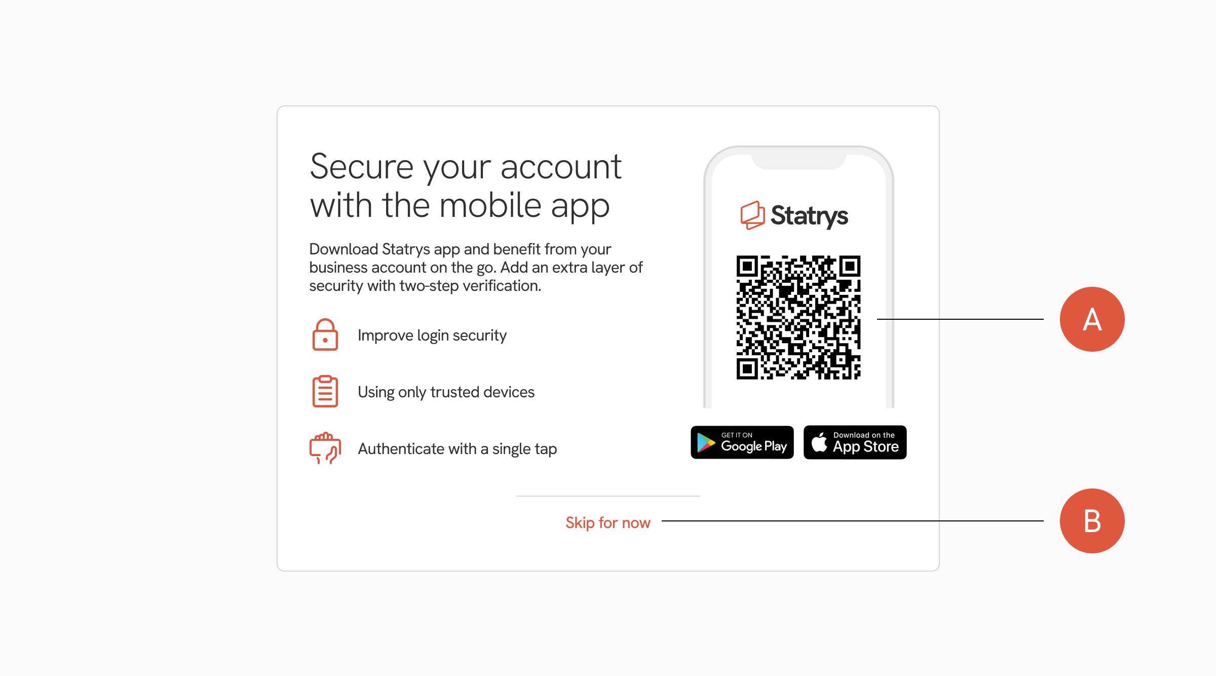 Statrys login and MFA