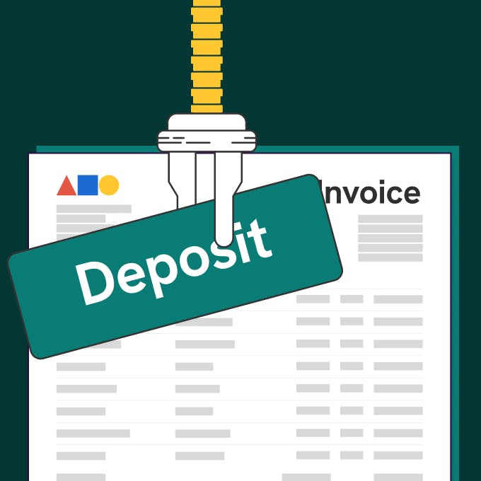 What is a deposit invoice