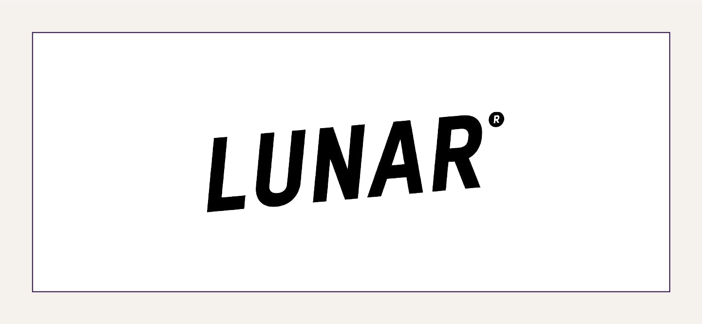  Lunar logo on a white background.