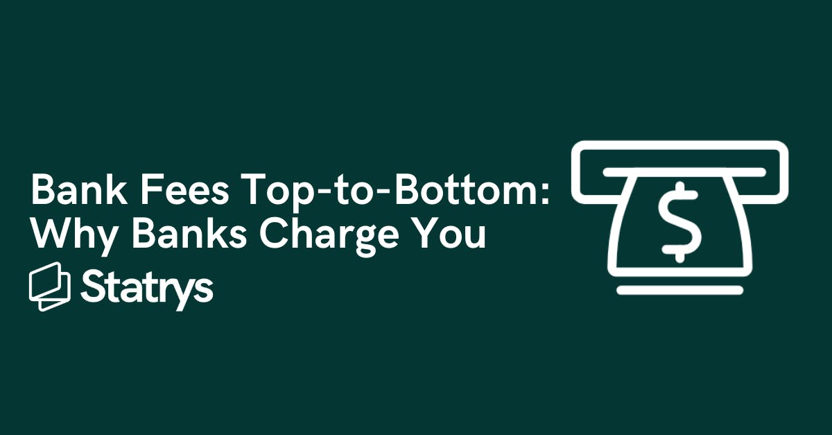 Bank charges best sale