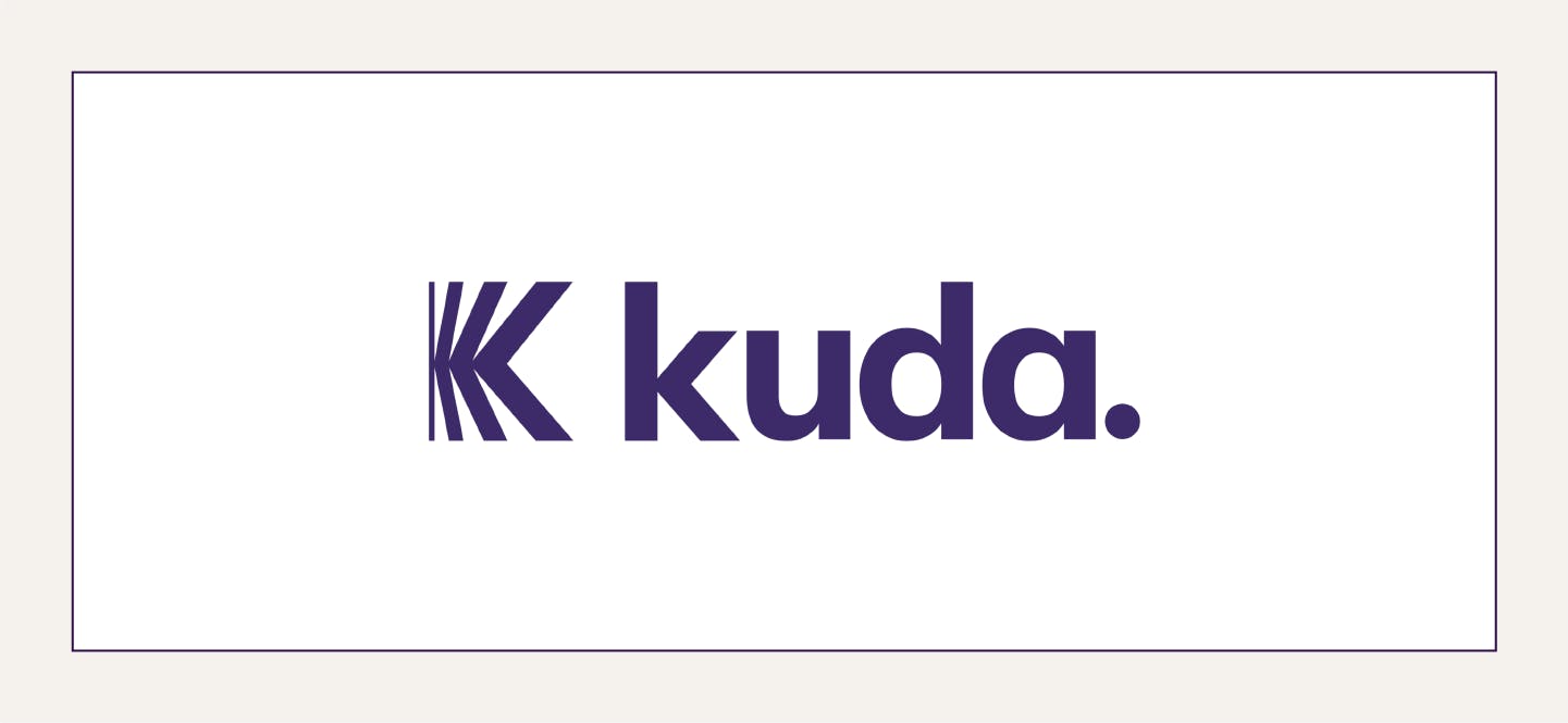 Kuda logo on a white background.