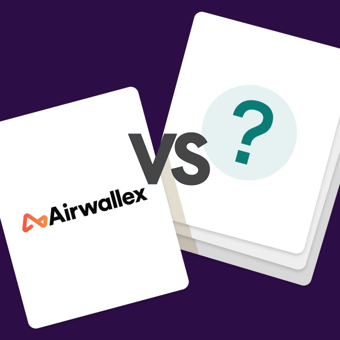 Cards comparing Airwallex to its alternatives