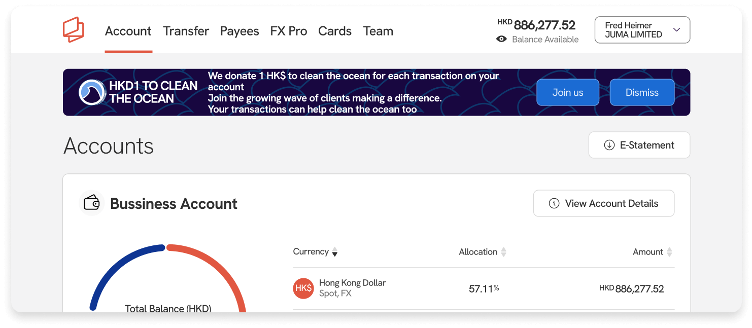 A screen of the opt-in modal on the Statrys payment platform.