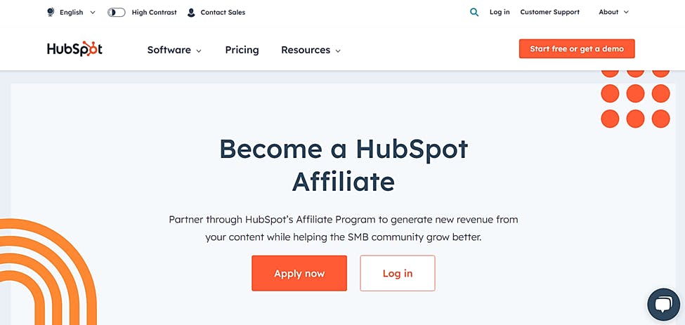 hubspot affiliate