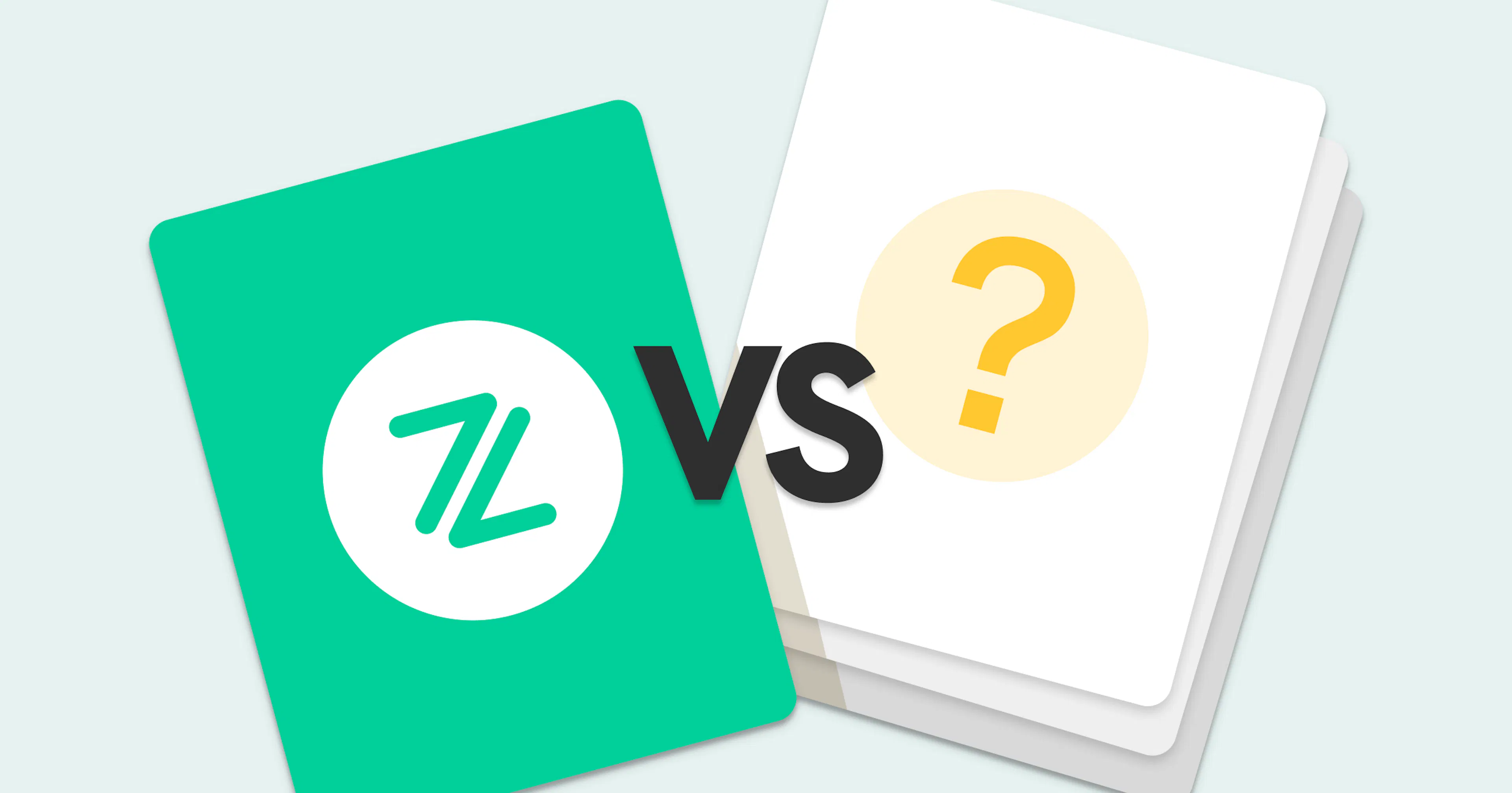 Card with the ZA Bank logo compared to other competitors