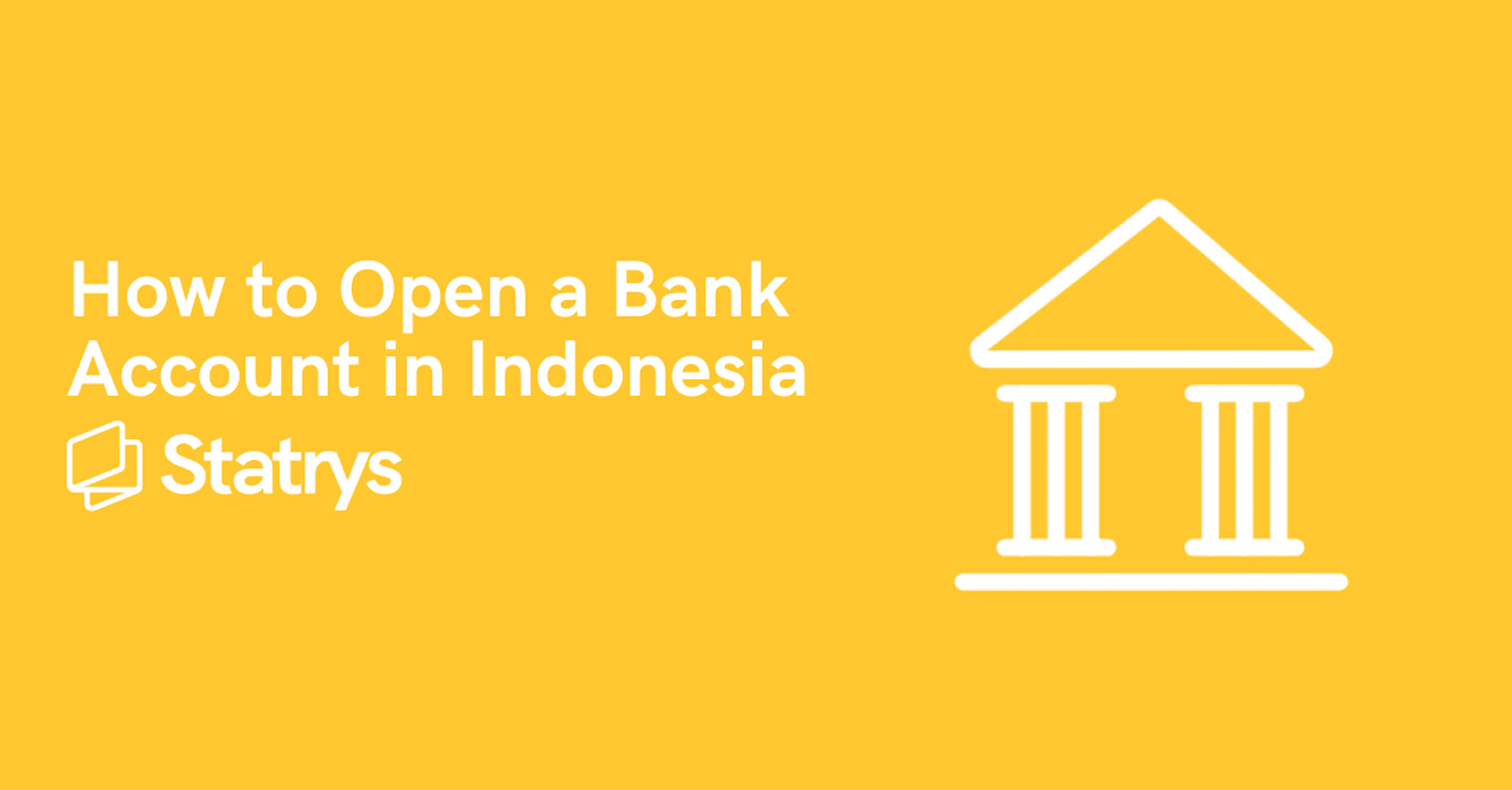 How to open a bank account in indonesia