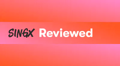 A background with a text titled "SingX Reviewed"