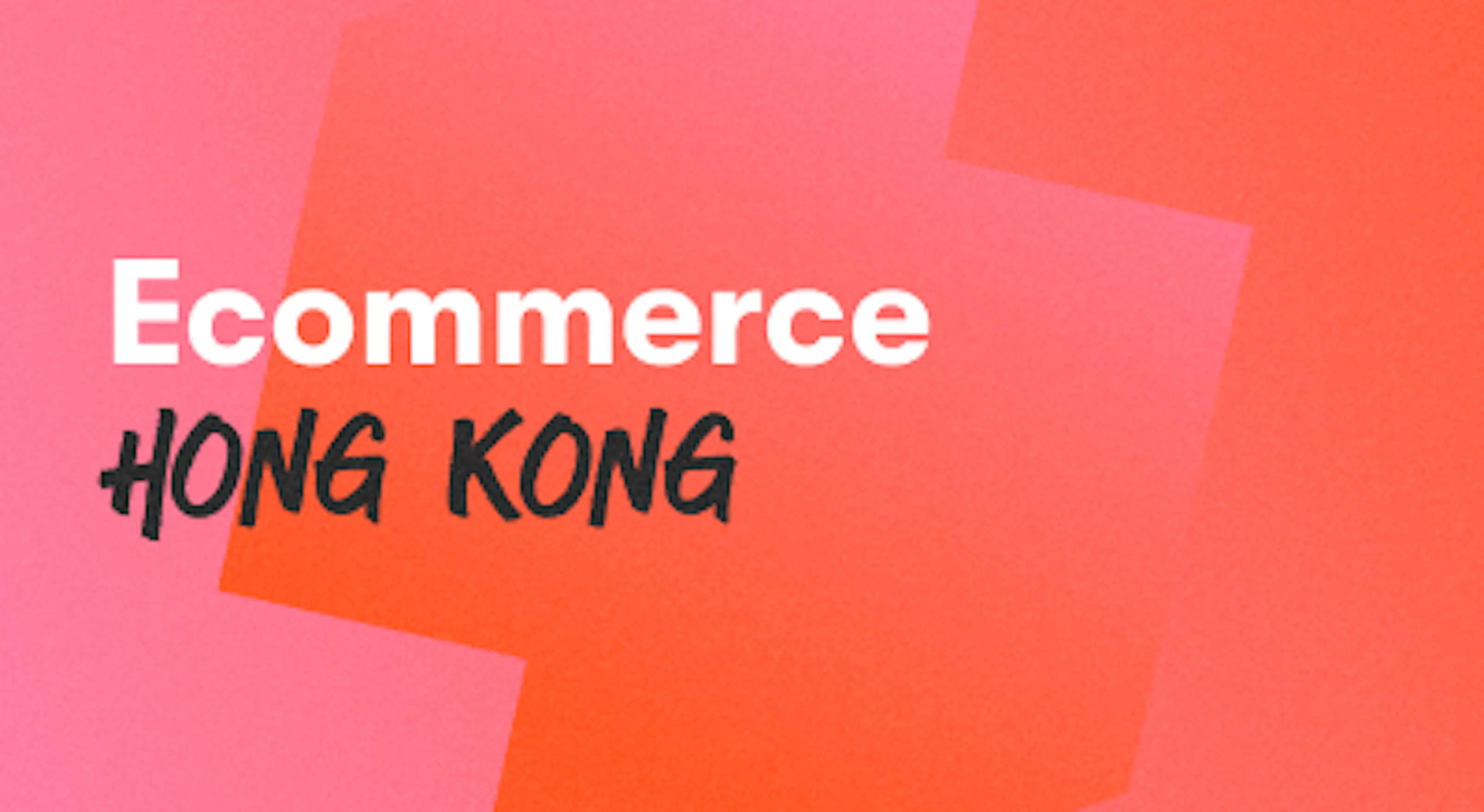 A background with a text titled "Ecommerce Hong Kong"