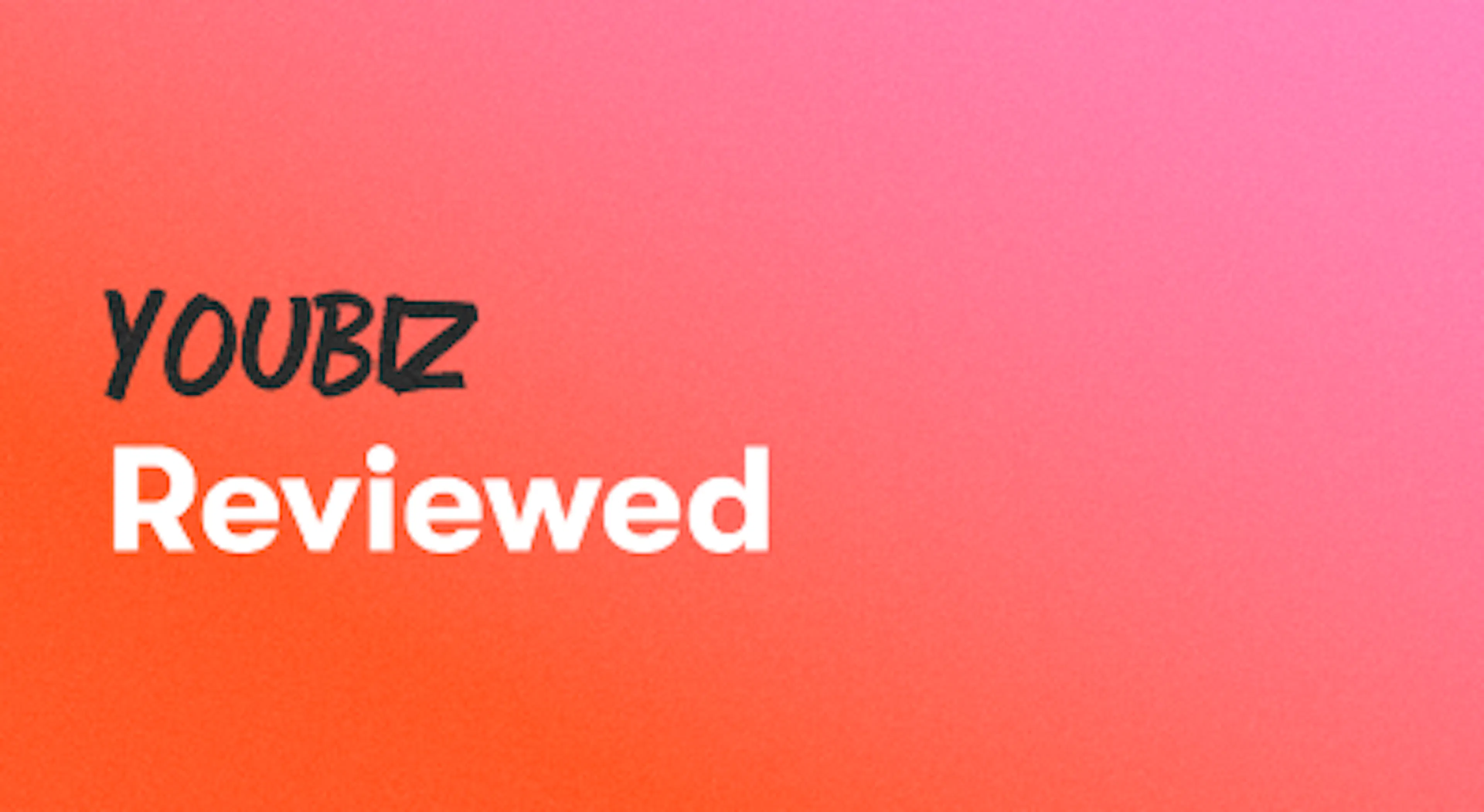 A background with a text titled "Youbiz Reviewd"