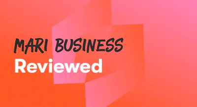 A background with a text titled "Mari Business Reviewed"