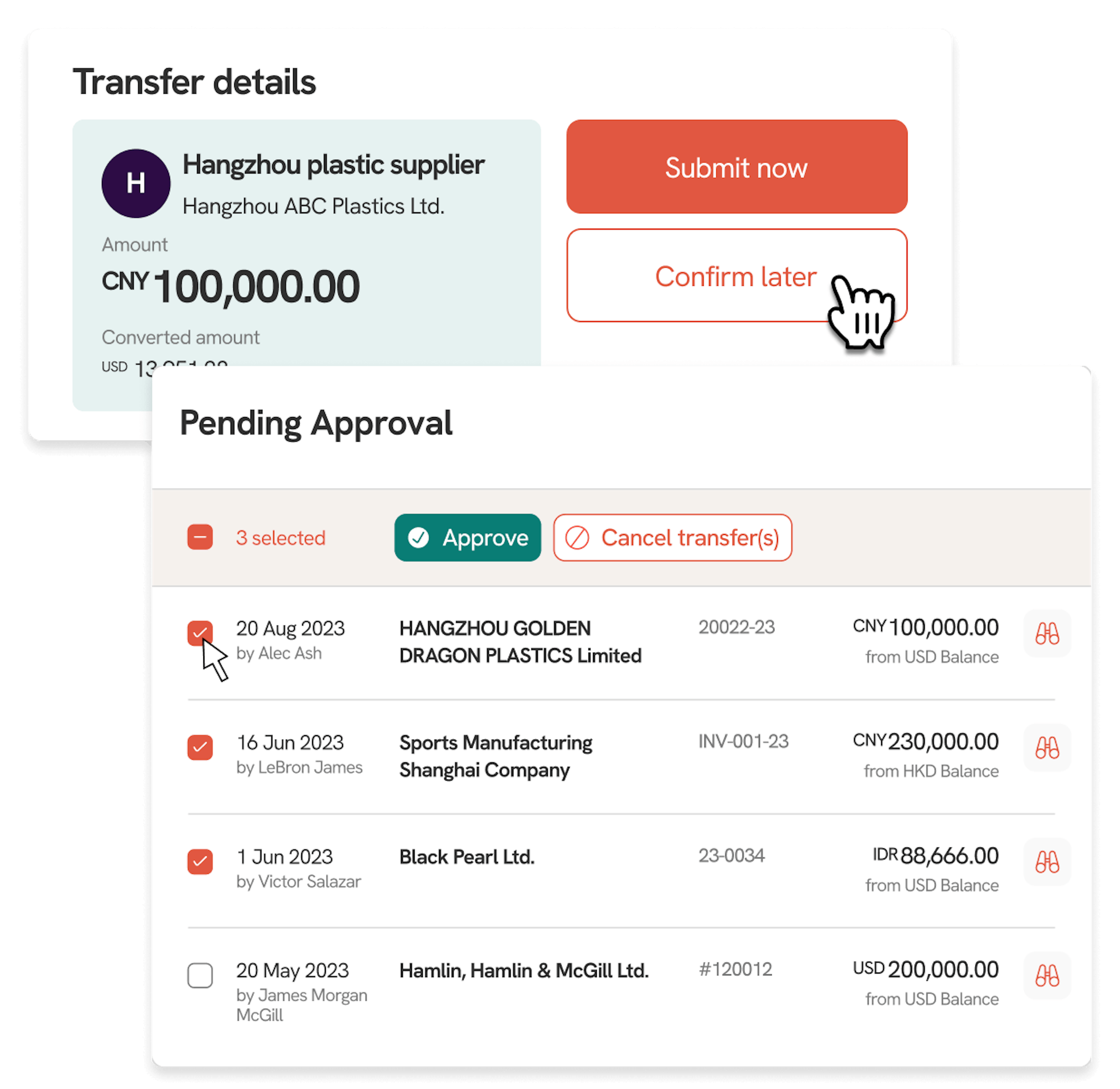maker approver