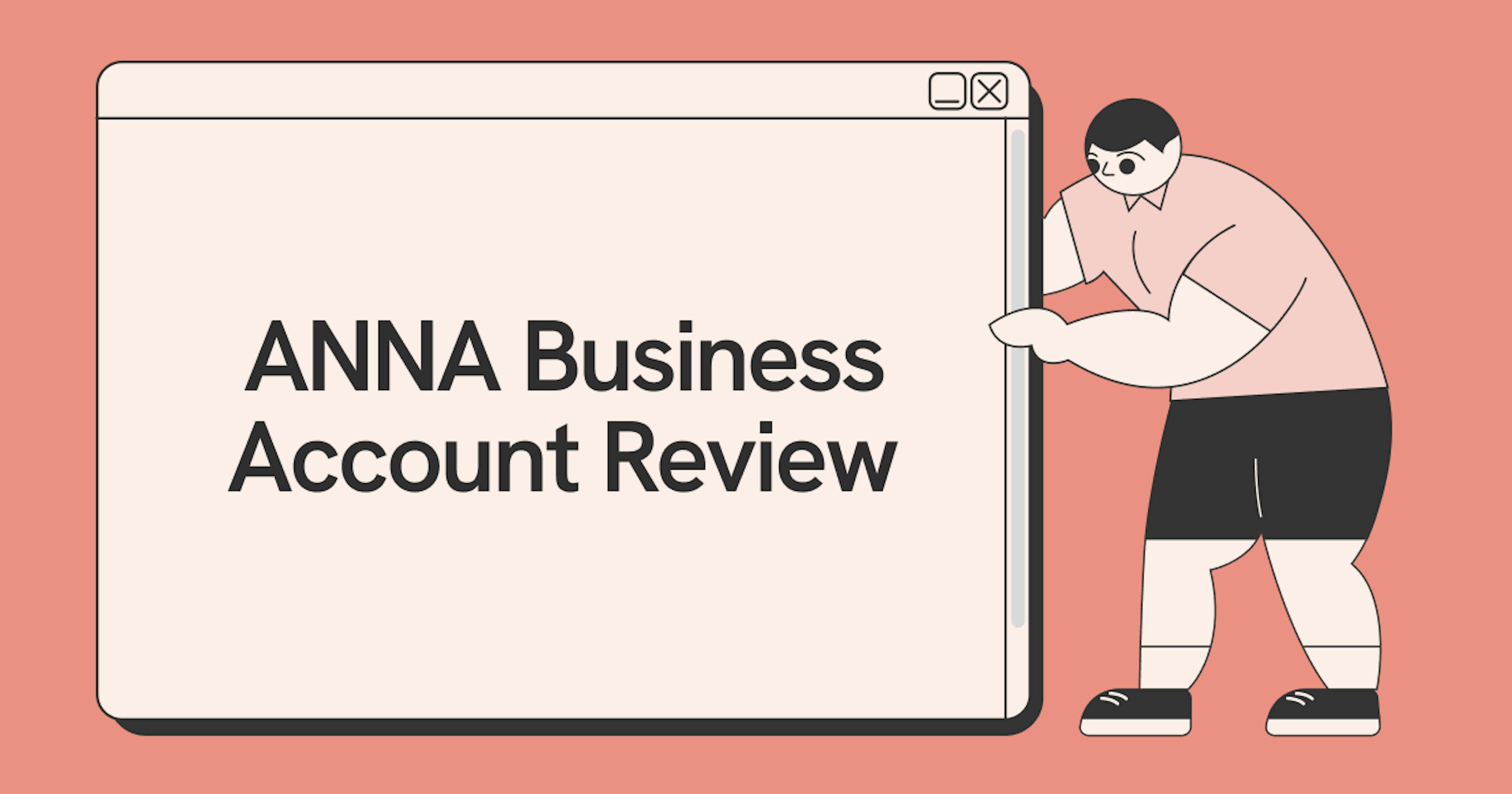 A Statrys boy holding and looking into a screen that says ANNA Business Account Review