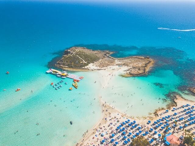 An image of the coast in Cyprus