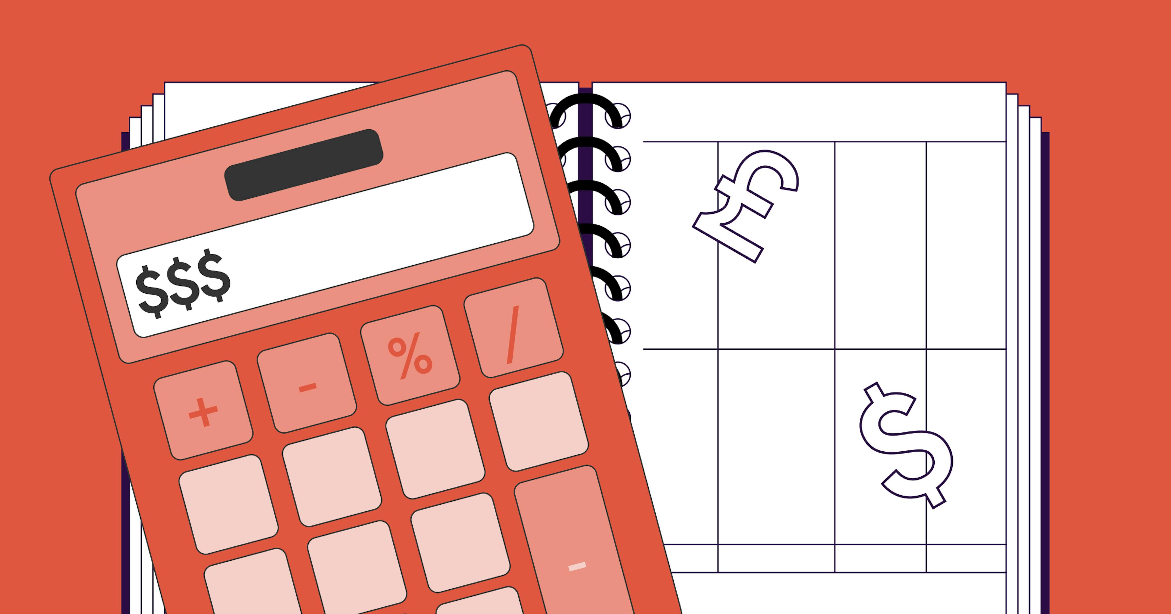 Illustration of a general ledger