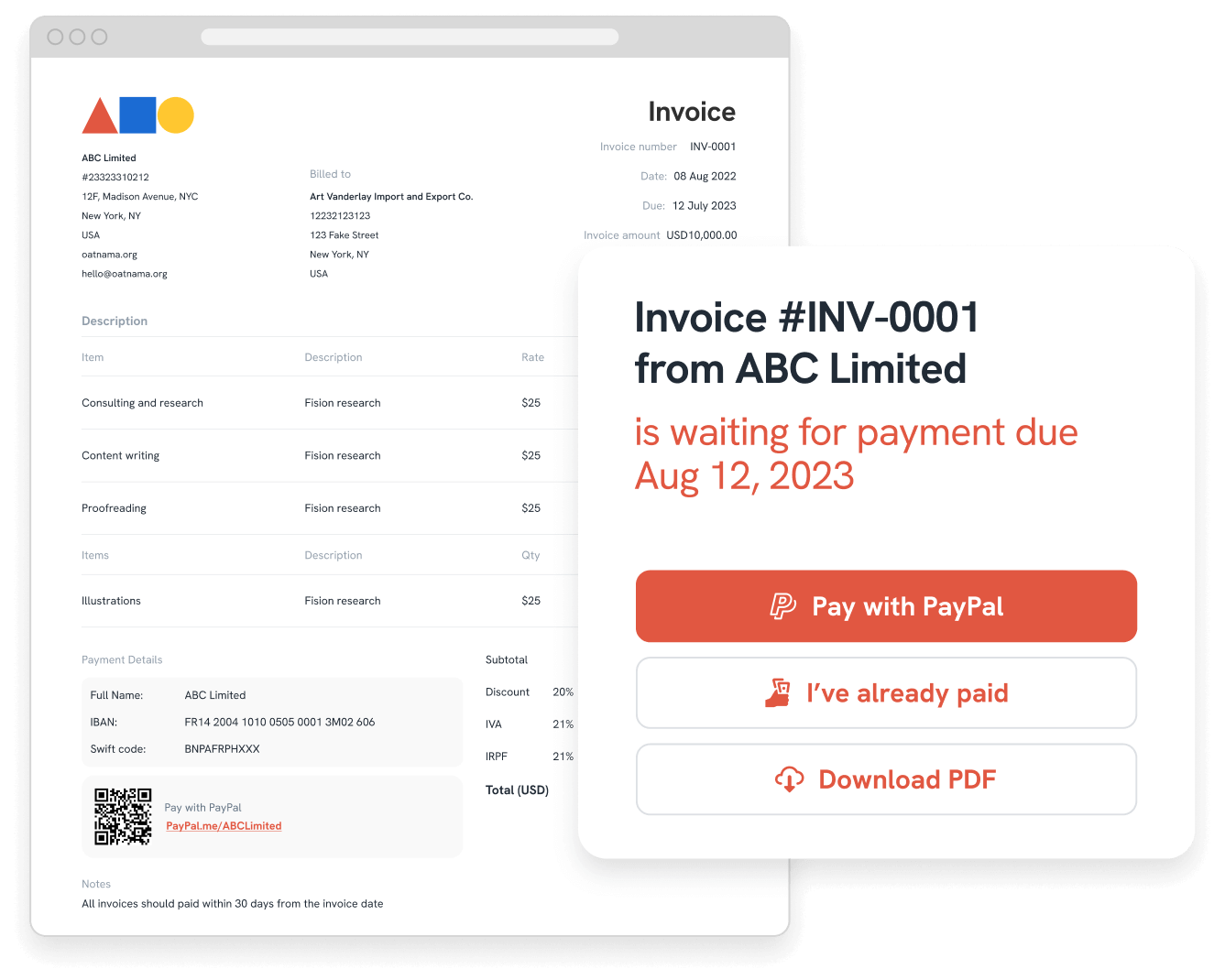 invoice payments