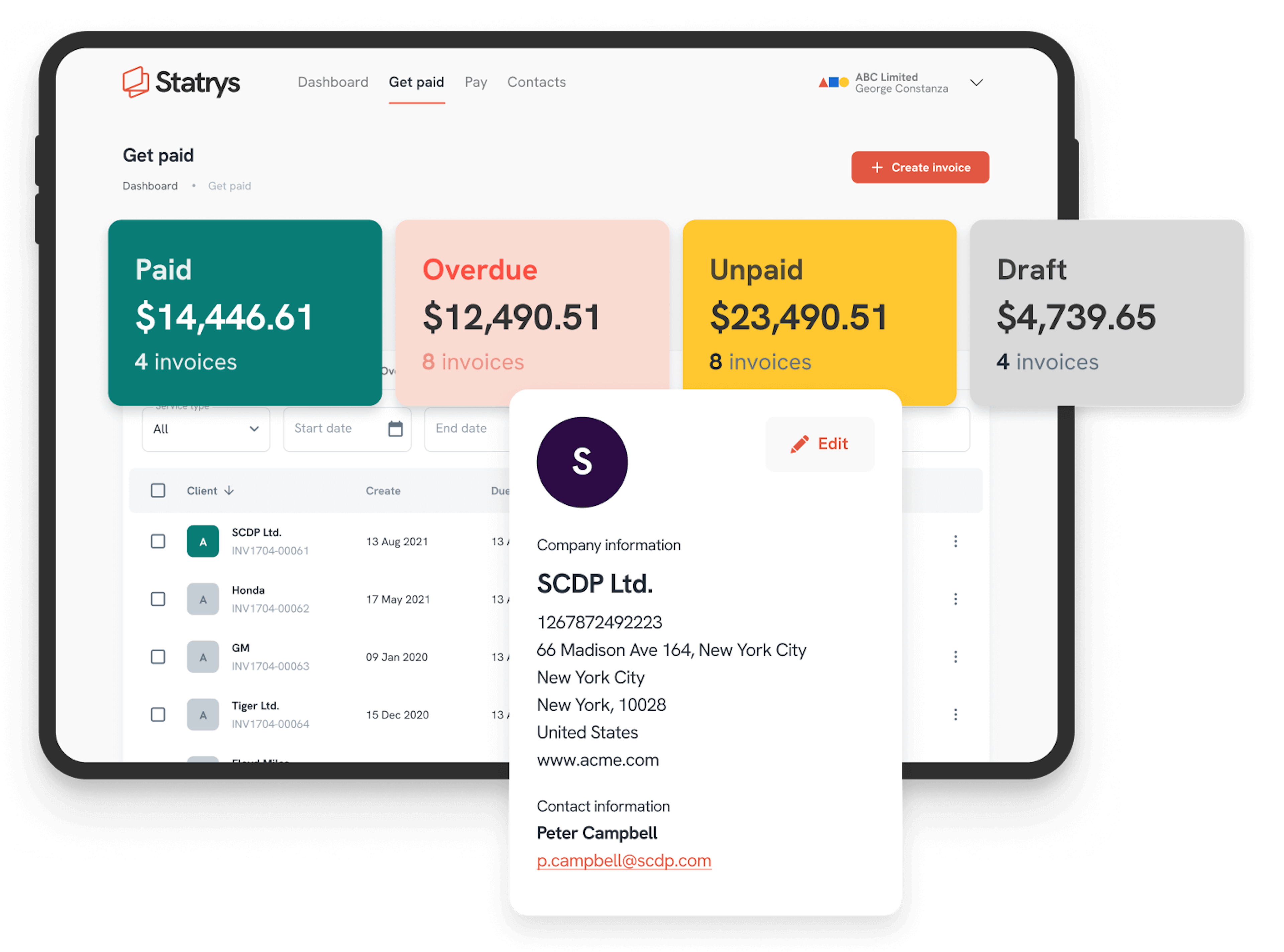 invoice tracking