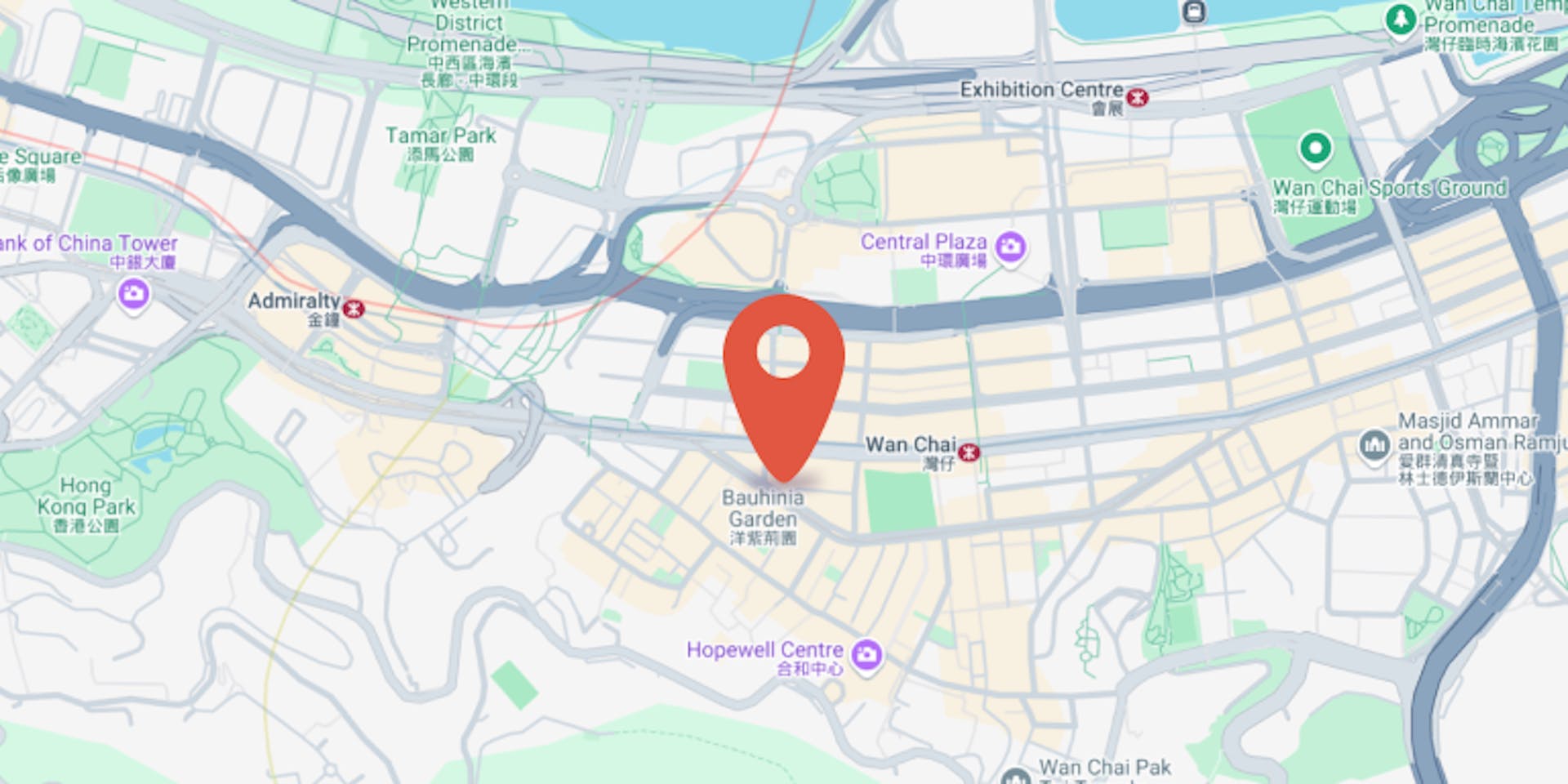 statrys office location map in Hong Kong