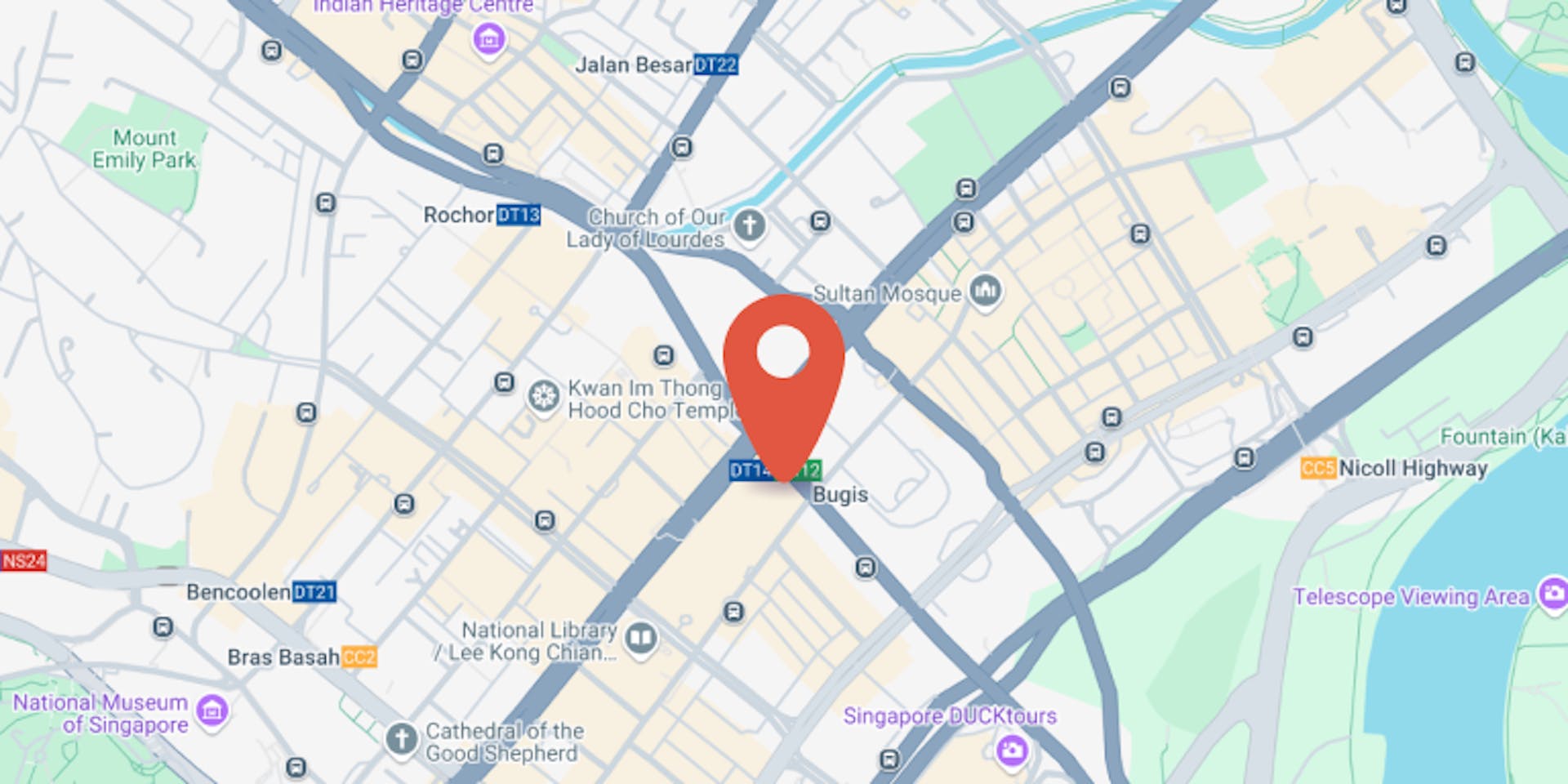 statrys office location map in Singapore
