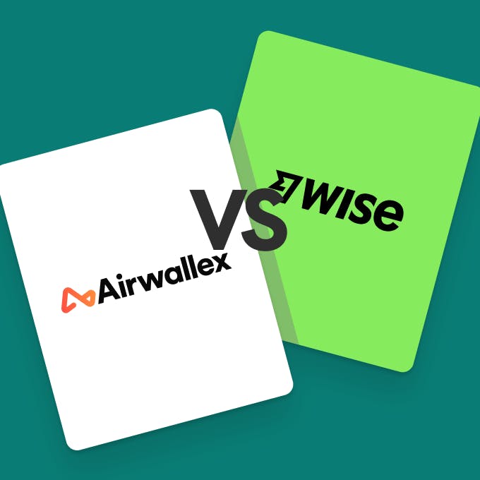 A card of Airwallex being compared to Wise