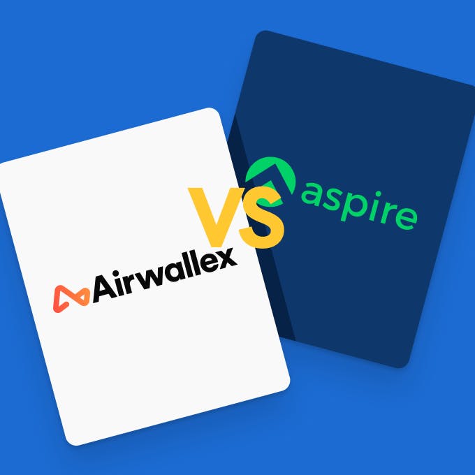 A card of Airwallex being compared to Aspire App