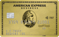 AMEX gold business credit card