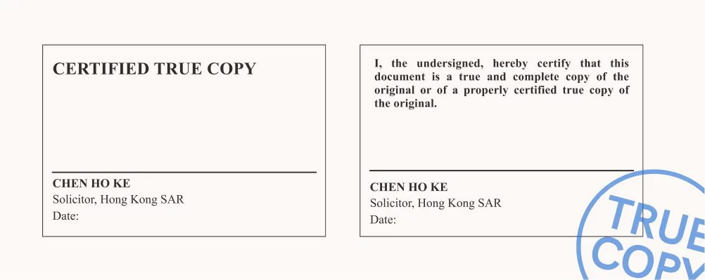 Authenticated Copy Sample What Is a Certified True Copy in Hong Kong? A Complete Guide | Statrys