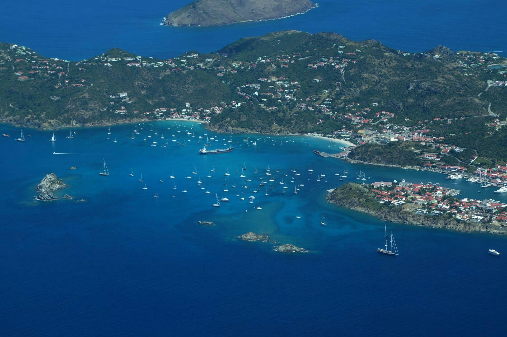 Landscape view of Nevis