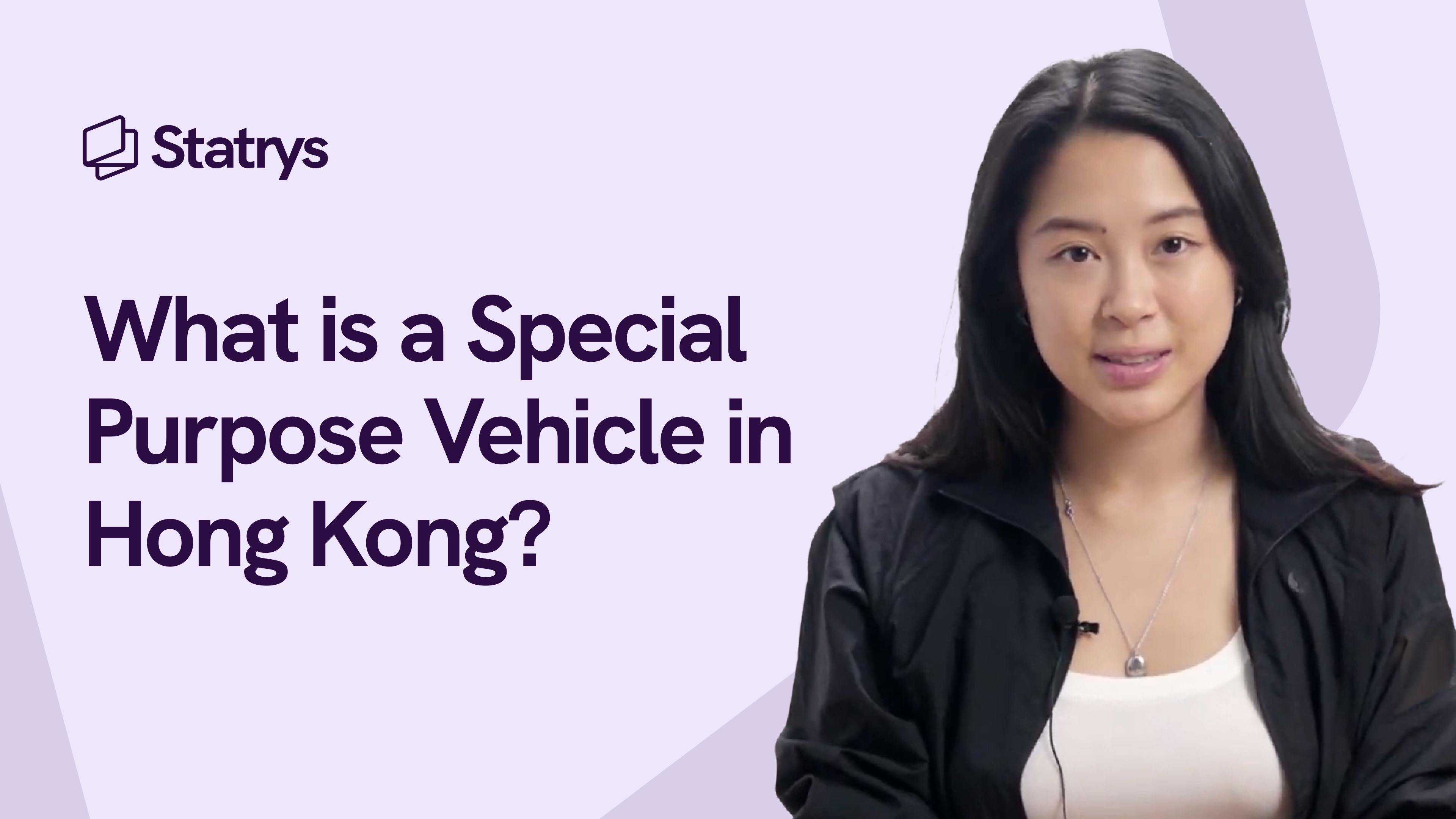 Statrys - What is a Special Purpose Vehicle in Hong Kong Thumbnail Graphics, purple, Vivian on the right 