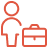 An icon of a person with a briefcase