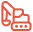 An icon of an excavator