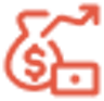 An icon of a money bag
