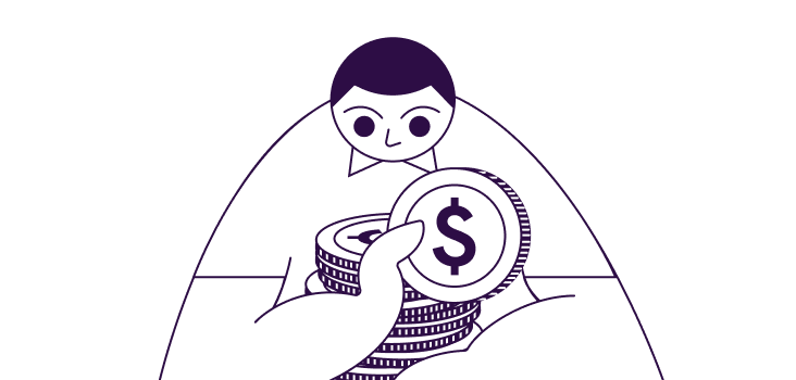 person with a business account